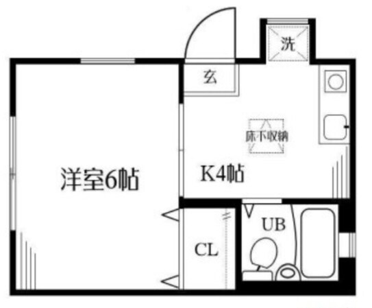 コーポムライの物件間取画像